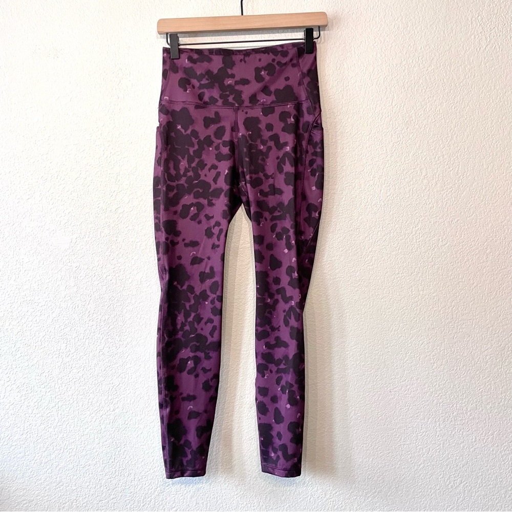 All In Motion Leopard Print 7/8 Length Pocket Leggings